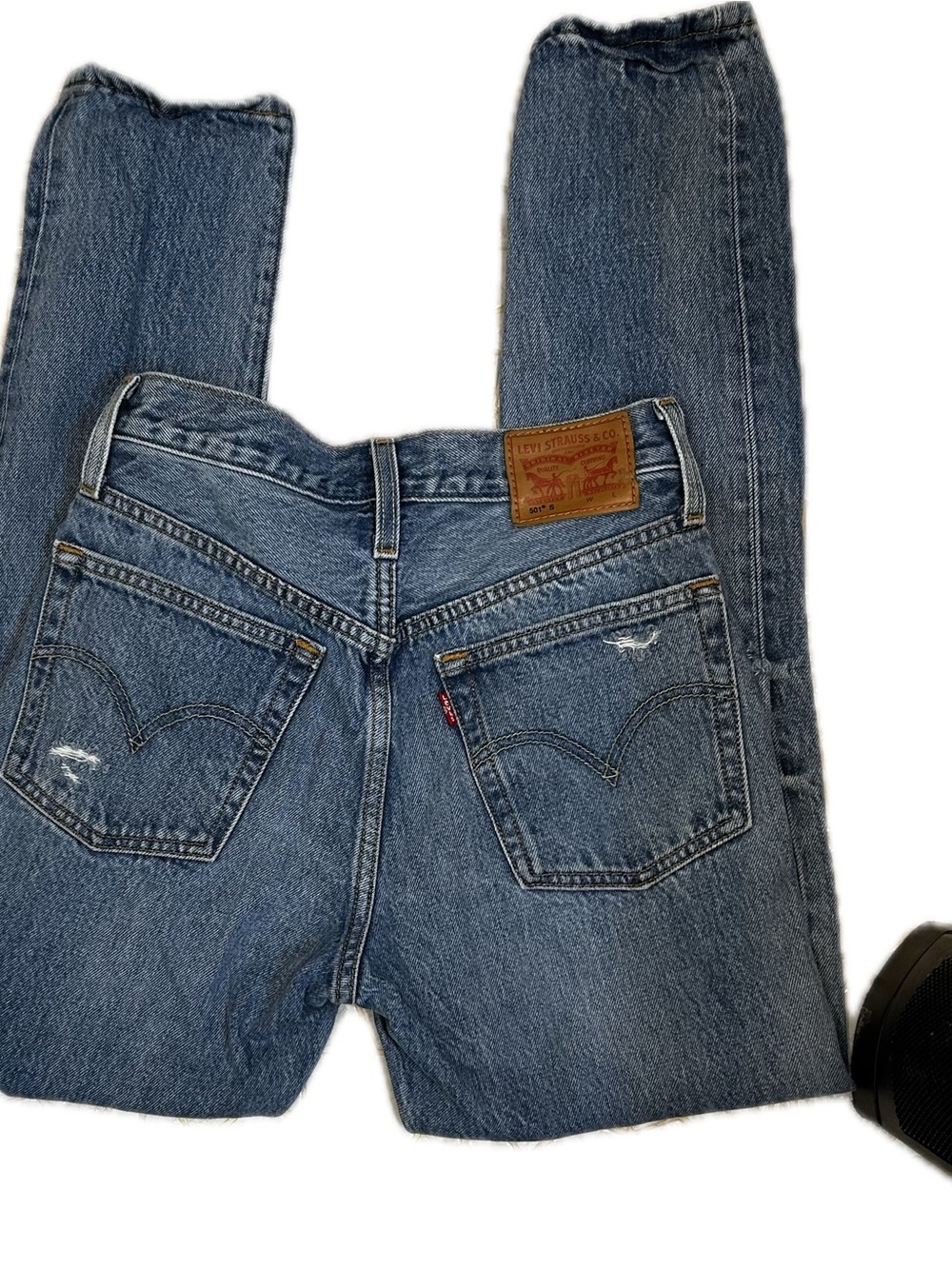 Levi's Women's Medium Blue Straight Leg Jeans